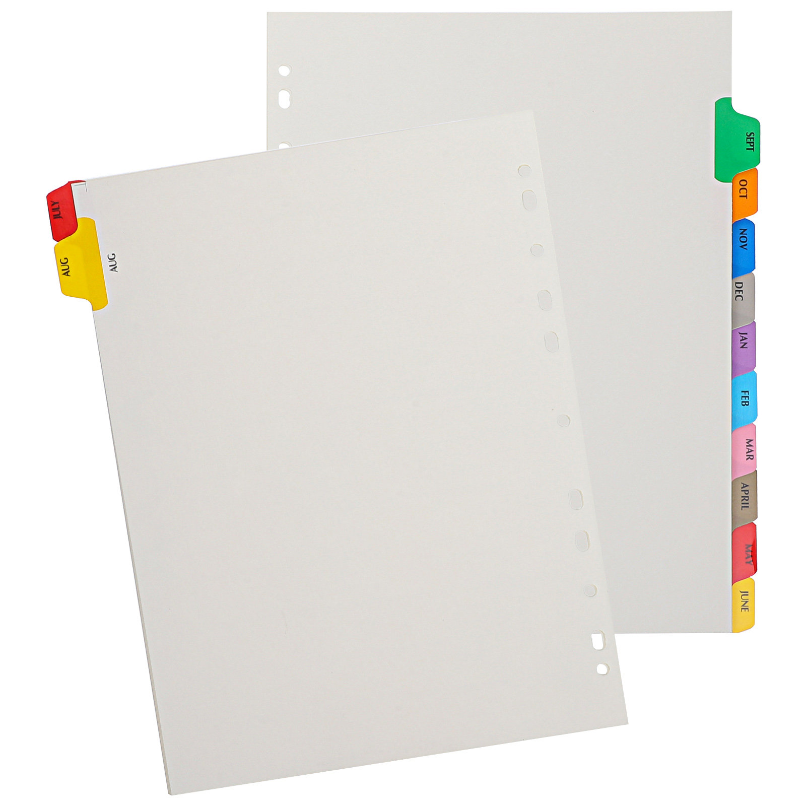 12 hojas de separadores de fic - Index Tab Divider reseña y precio
