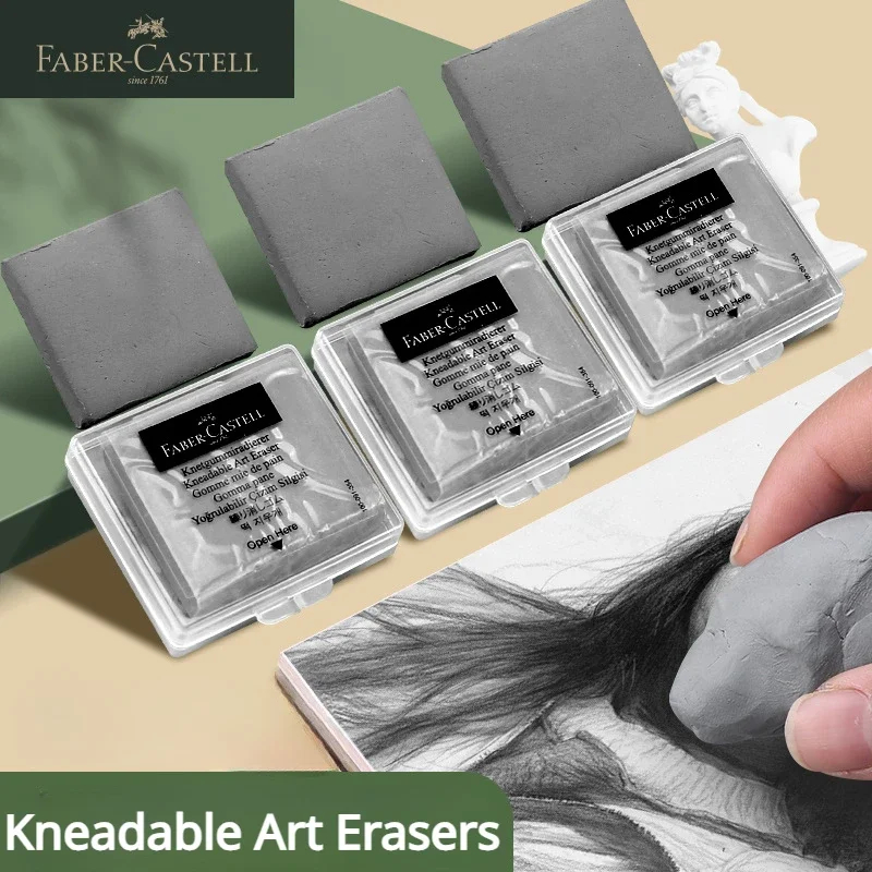 Goma de borrar suave de faber- - Rubber Eraser Kneaded reseña y precio