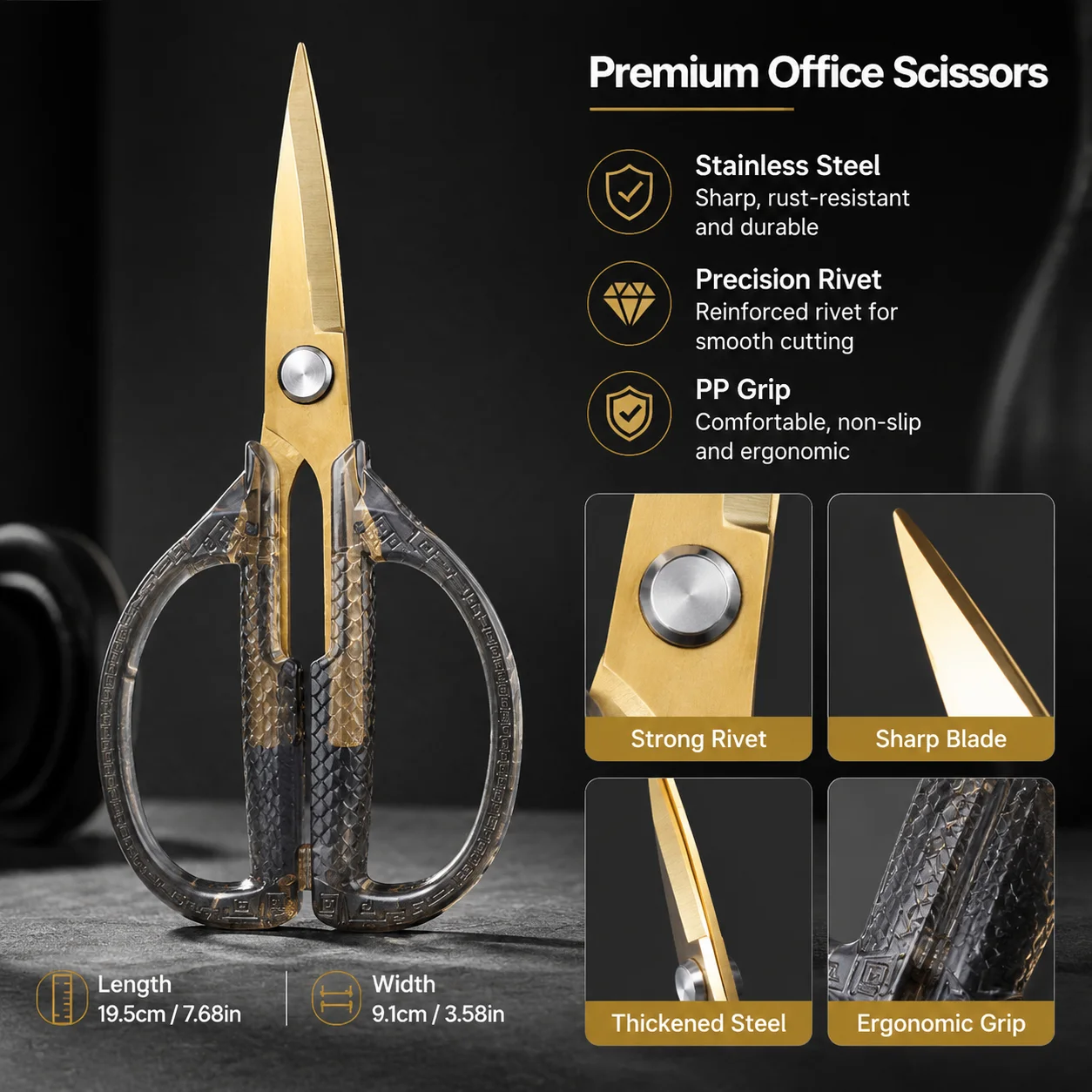 Tijeras con Cuchilla de Acero  - Scissors Stainless Craft reseña y precio